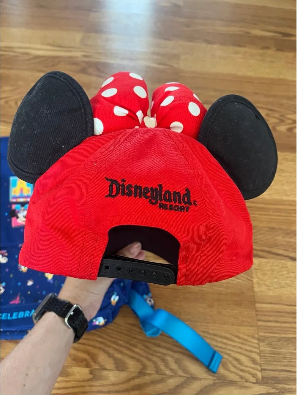 Disneyland 70th Anniversary Celebrate Happy Backpack and Minnie Mouse Hat